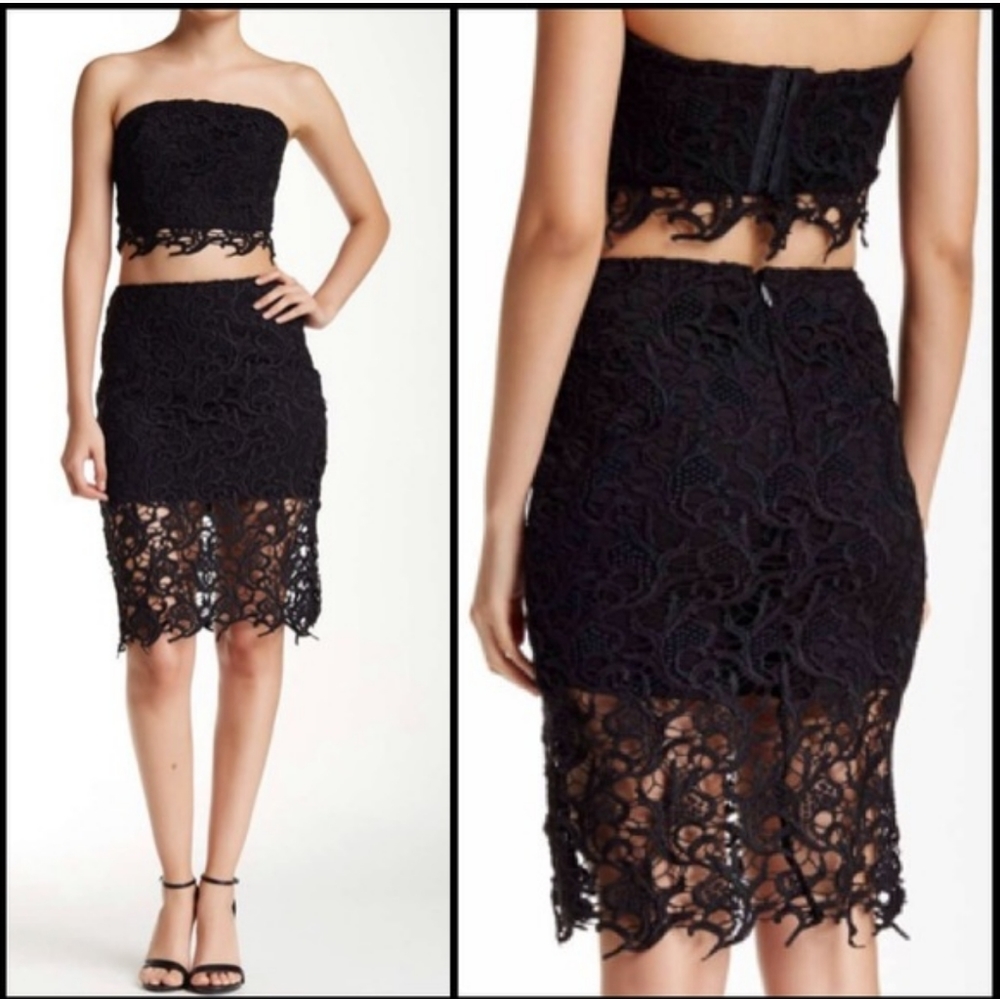 BLUE two piece crochet by Wow Couture